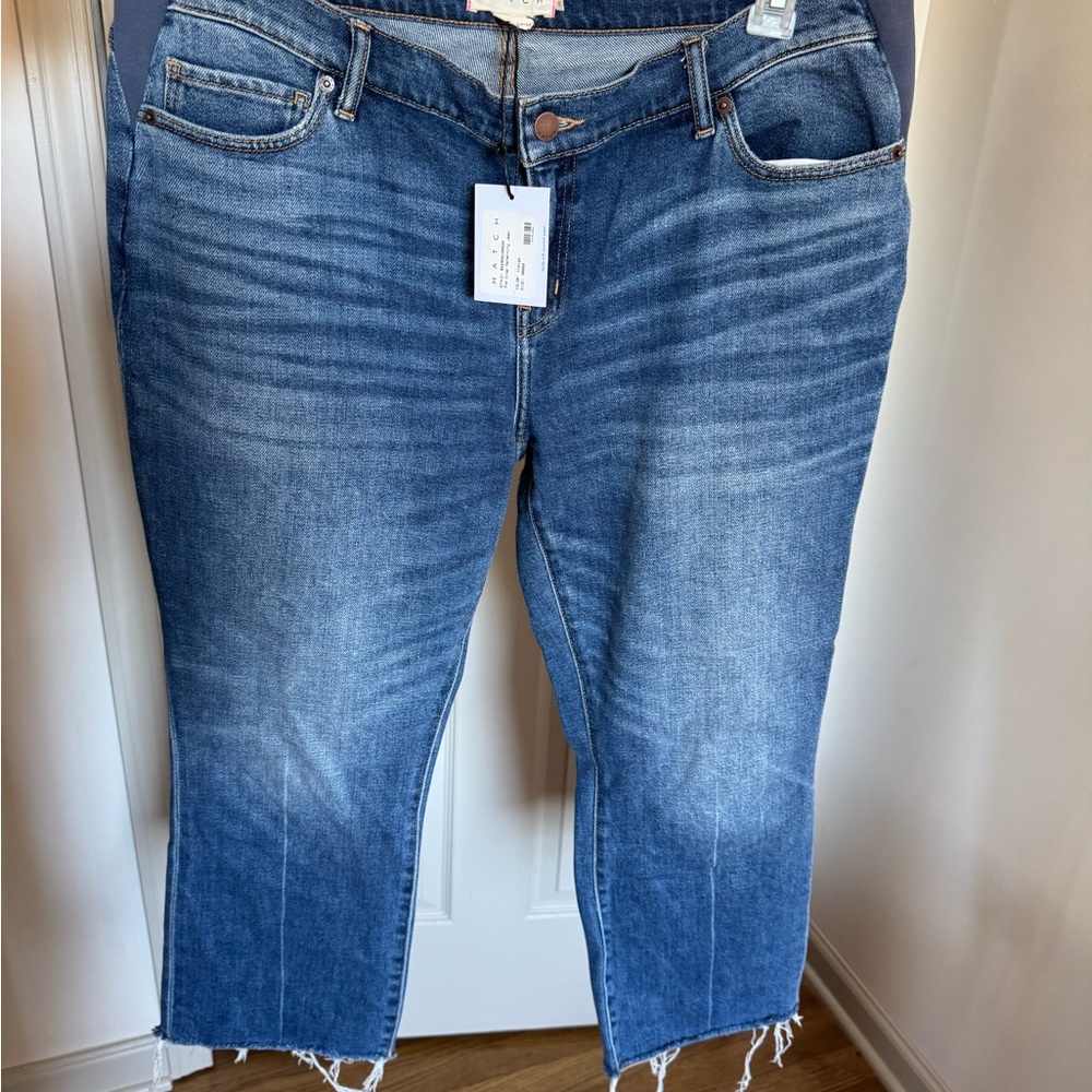Hatch Maternity cropped jean size 32